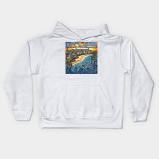 Swirling Sunrise at Newquay Kids Hoodie